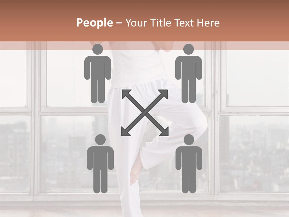 Leg Wooden Man PowerPoint Template