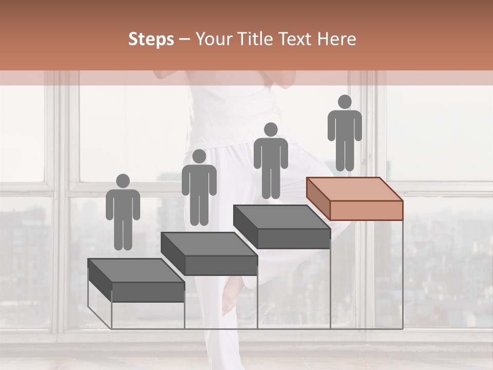 Leg Wooden Man PowerPoint Template