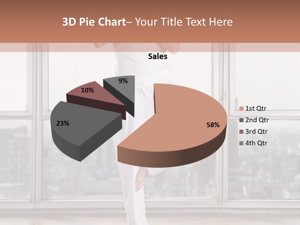 Leg Wooden Man PowerPoint Template