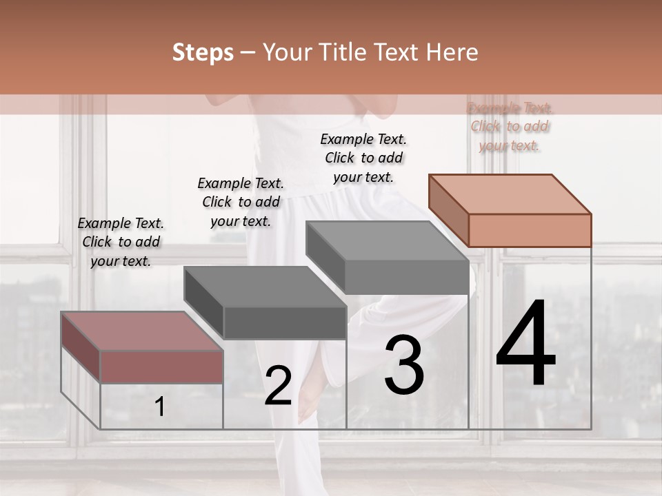 Leg Wooden Man PowerPoint Template
