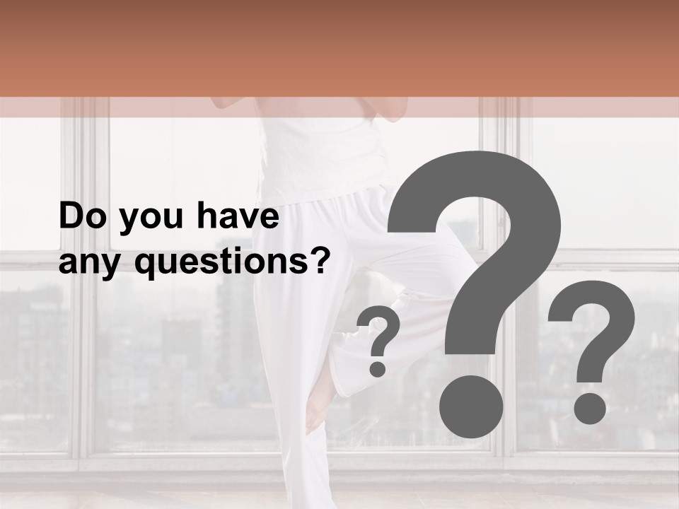 Leg Wooden Man PowerPoint Template