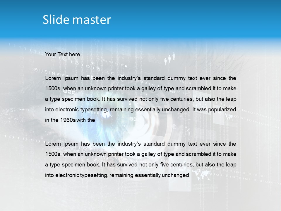 Concept Identification Close Up PowerPoint Template