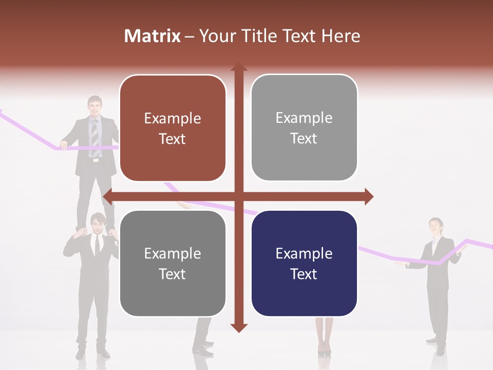 Rising Man Business PowerPoint Template