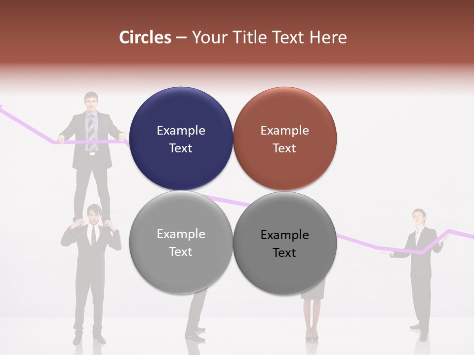 Rising Man Business PowerPoint Template