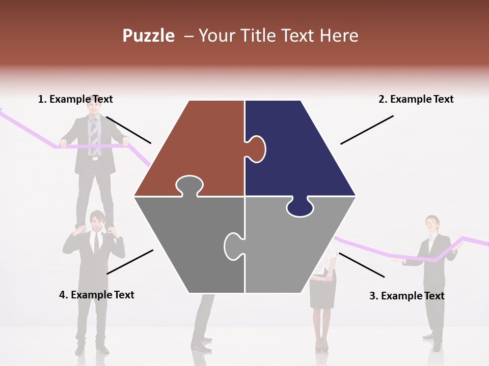 Rising Man Business PowerPoint Template