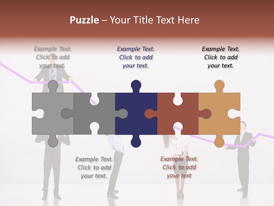 Rising Man Business PowerPoint Template