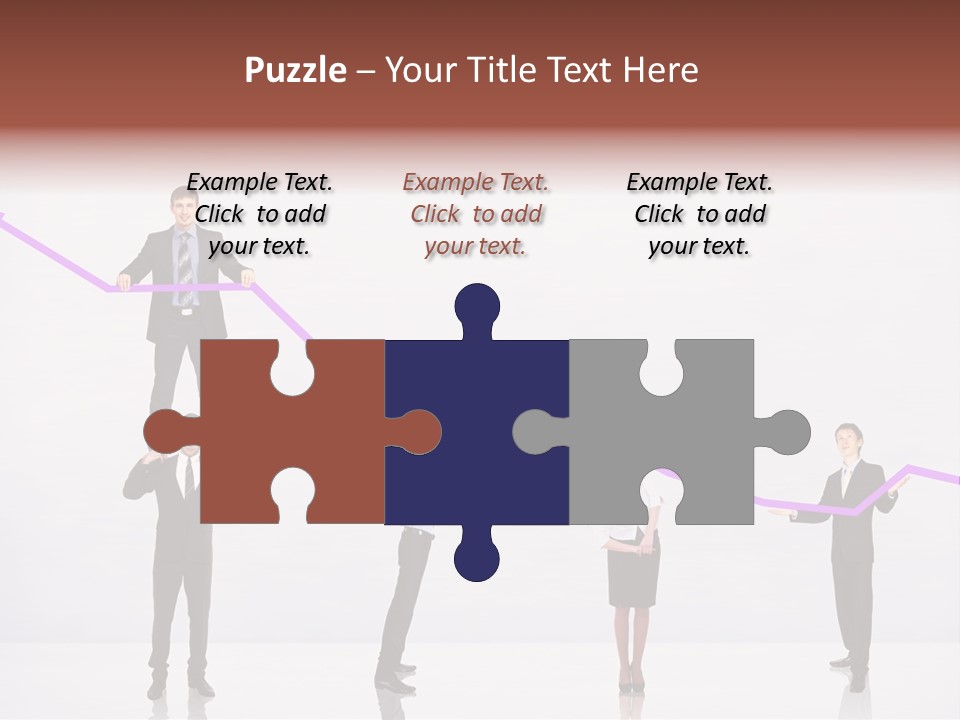 Rising Man Business PowerPoint Template