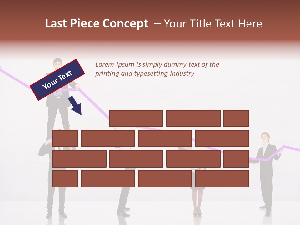 Rising Man Business PowerPoint Template