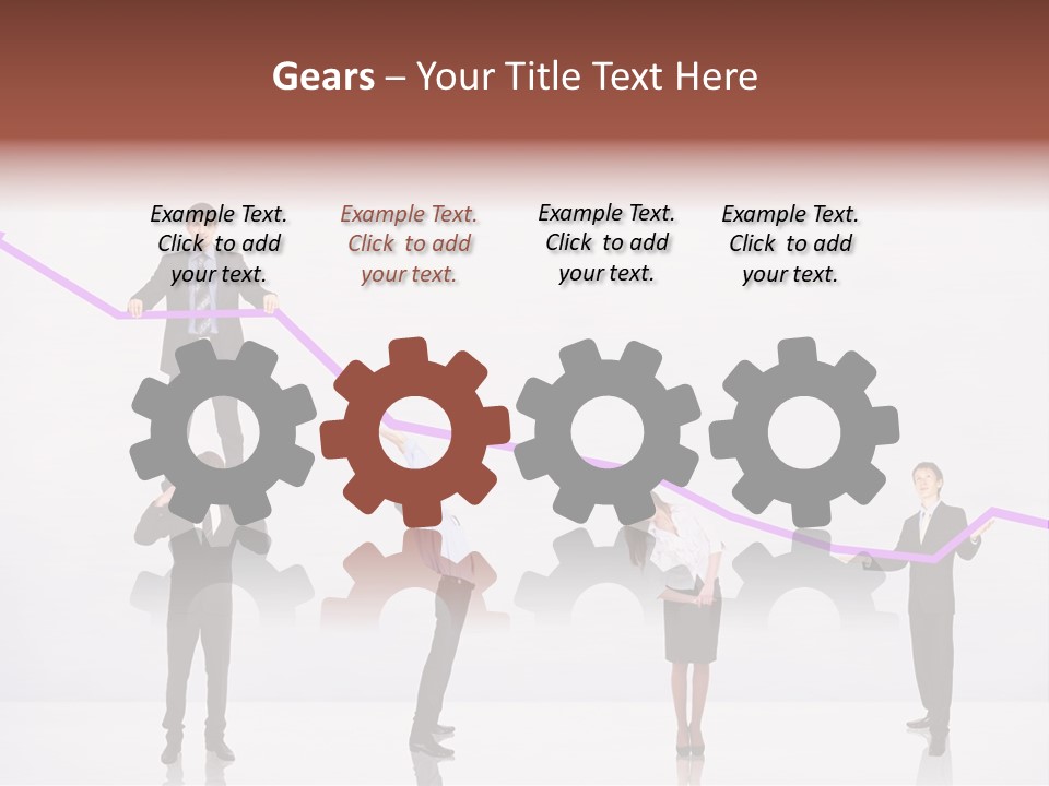 Rising Man Business PowerPoint Template