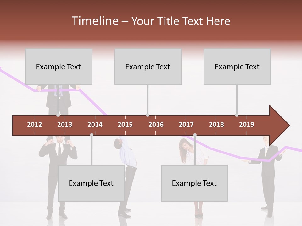 Rising Man Business PowerPoint Template