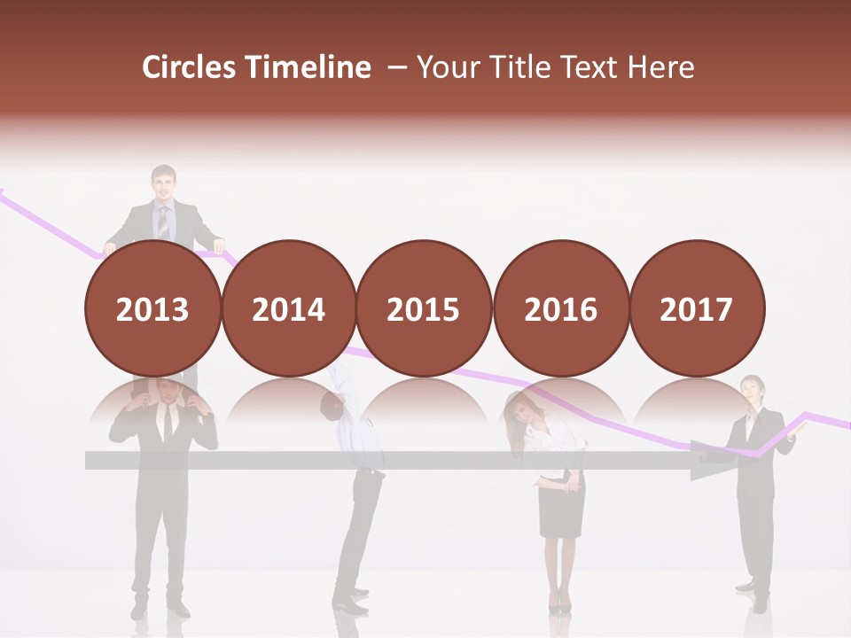 Rising Man Business PowerPoint Template