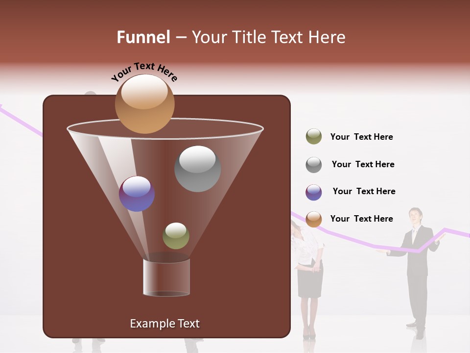 Rising Man Business PowerPoint Template