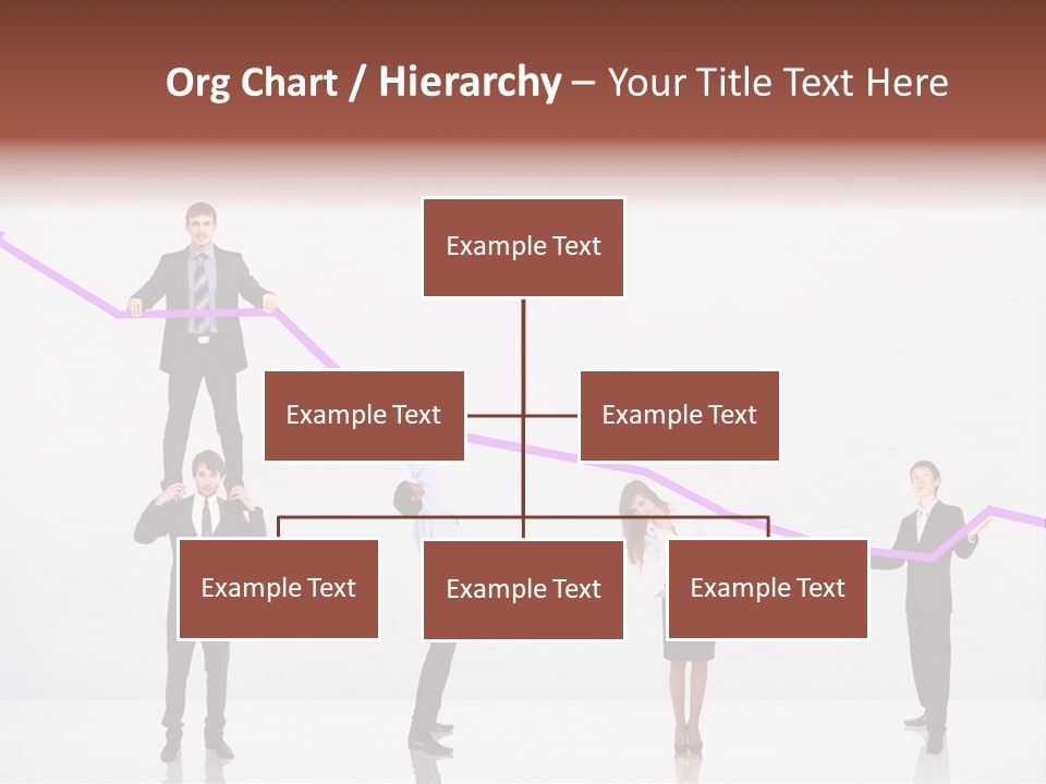 Rising Man Business PowerPoint Template