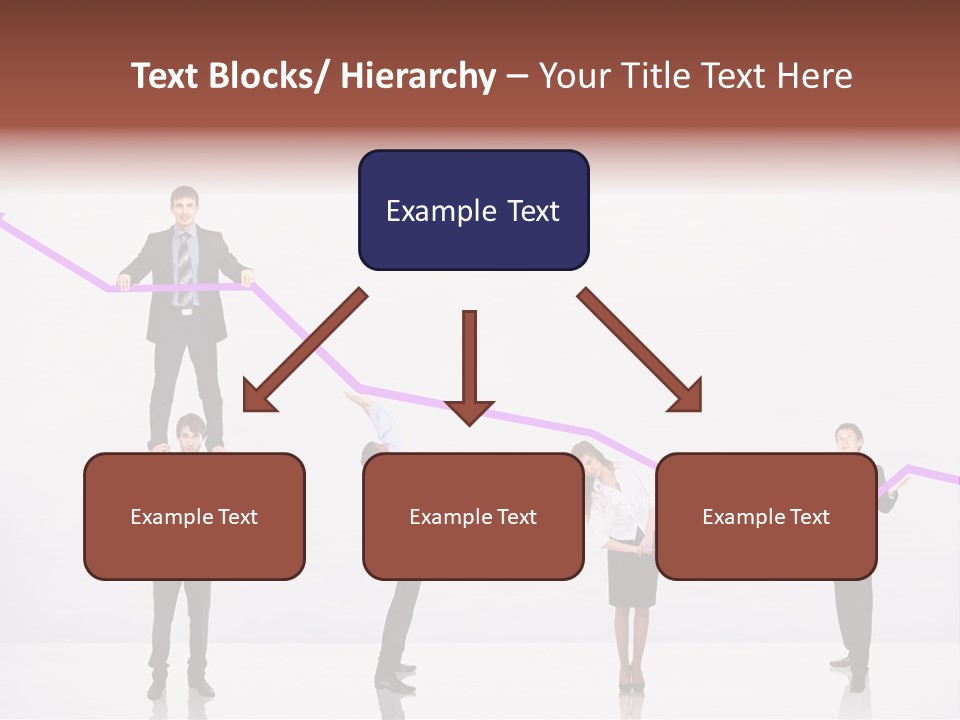 Rising Man Business PowerPoint Template