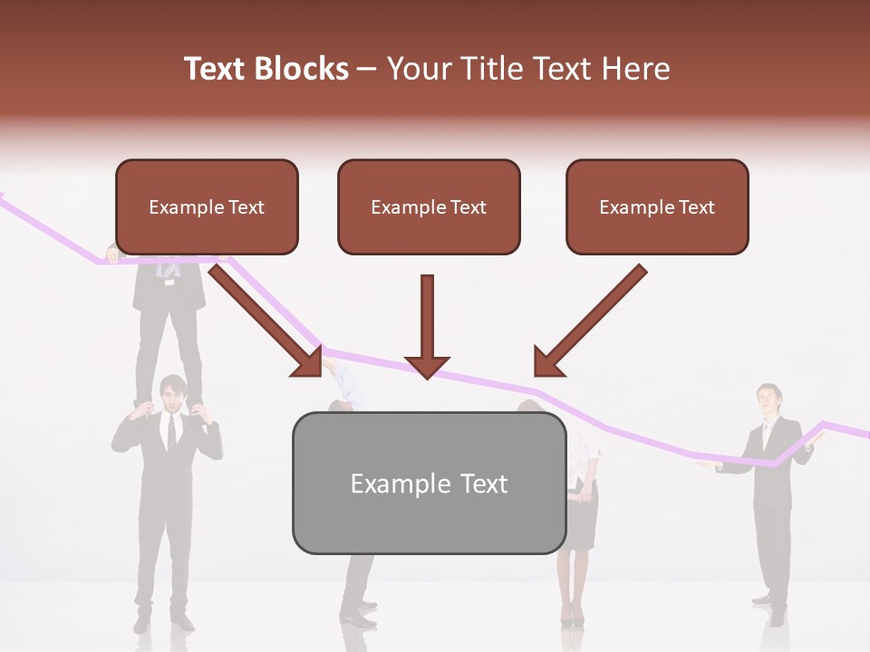 Rising Man Business PowerPoint Template