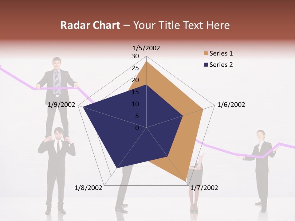 Rising Man Business PowerPoint Template