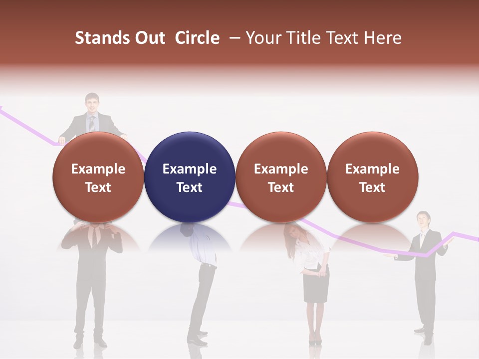 Rising Man Business PowerPoint Template