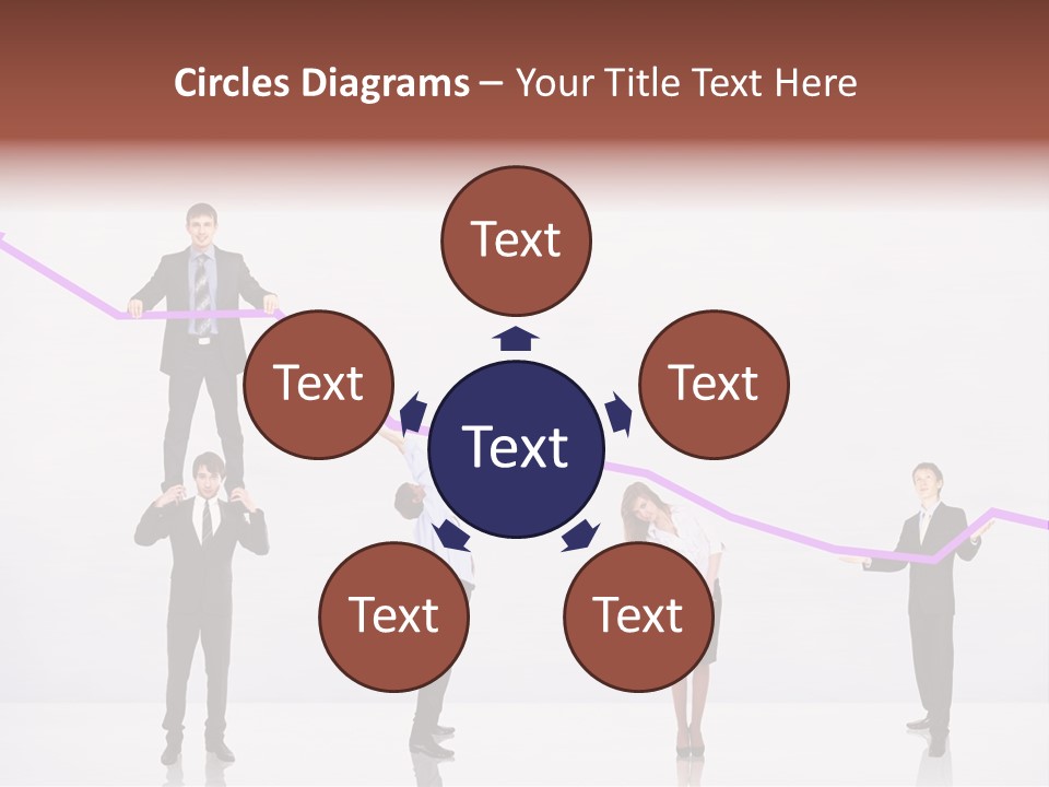 Rising Man Business PowerPoint Template