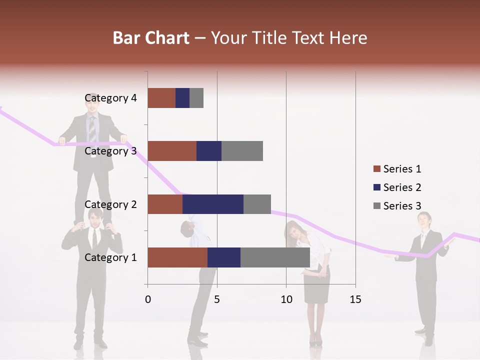Rising Man Business PowerPoint Template