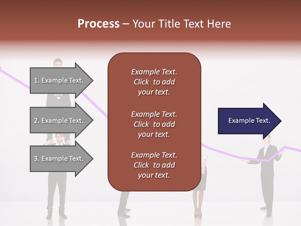 Rising Man Business PowerPoint Template