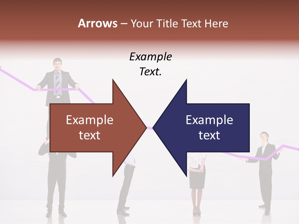 Rising Man Business PowerPoint Template