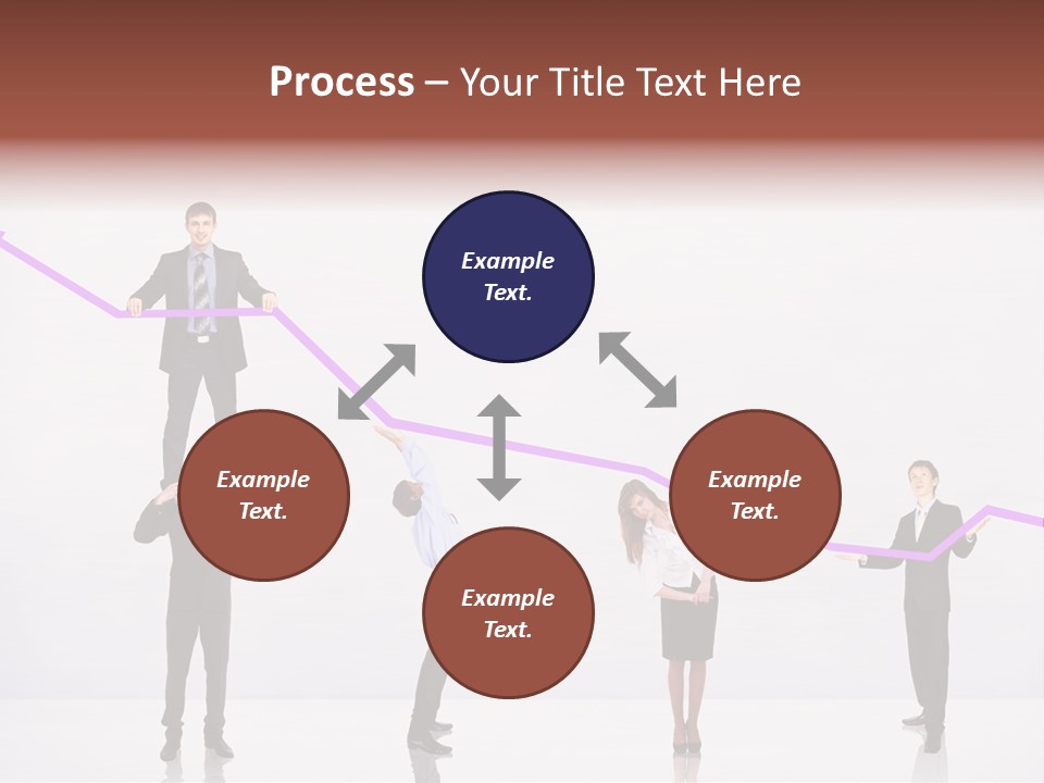 Rising Man Business PowerPoint Template