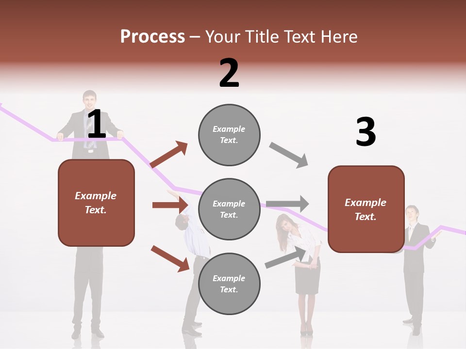 Rising Man Business PowerPoint Template