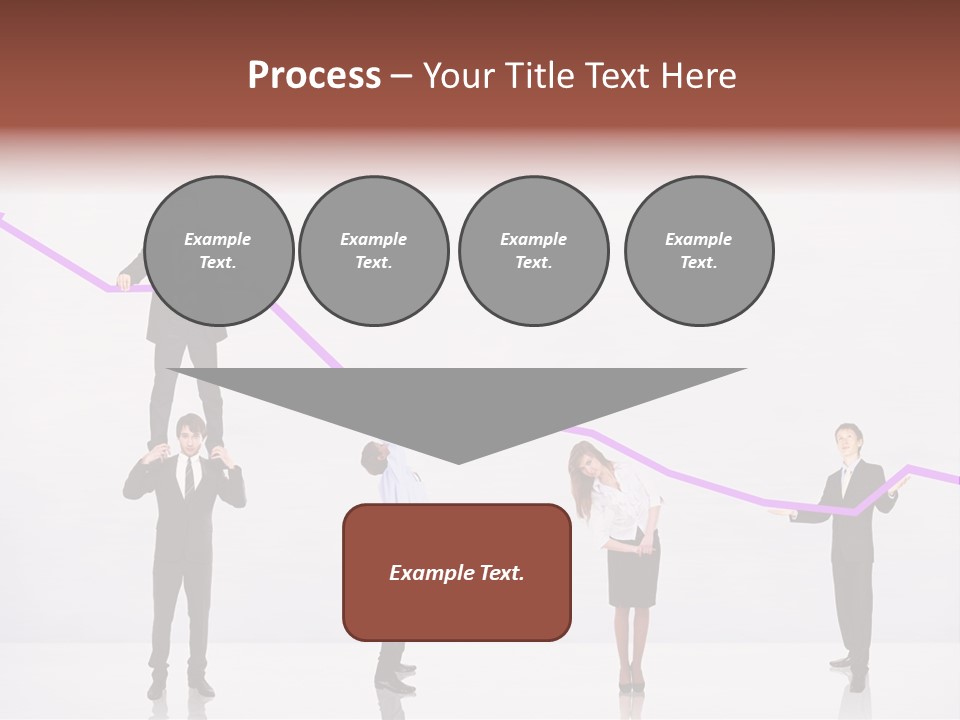 Rising Man Business PowerPoint Template