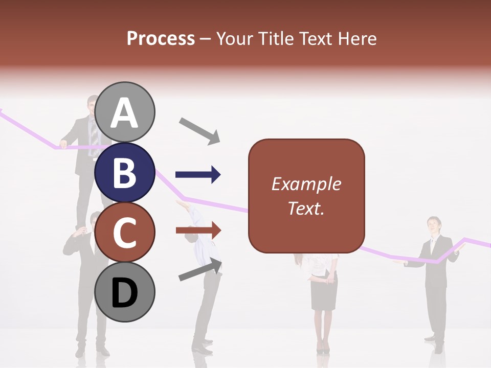 Rising Man Business PowerPoint Template
