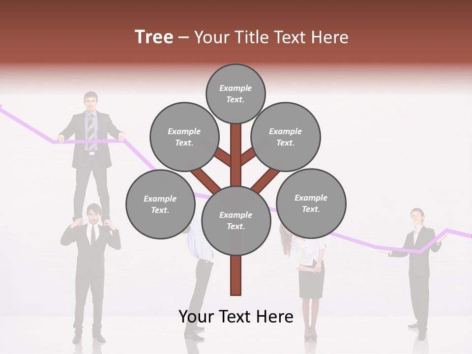Rising Man Business PowerPoint Template