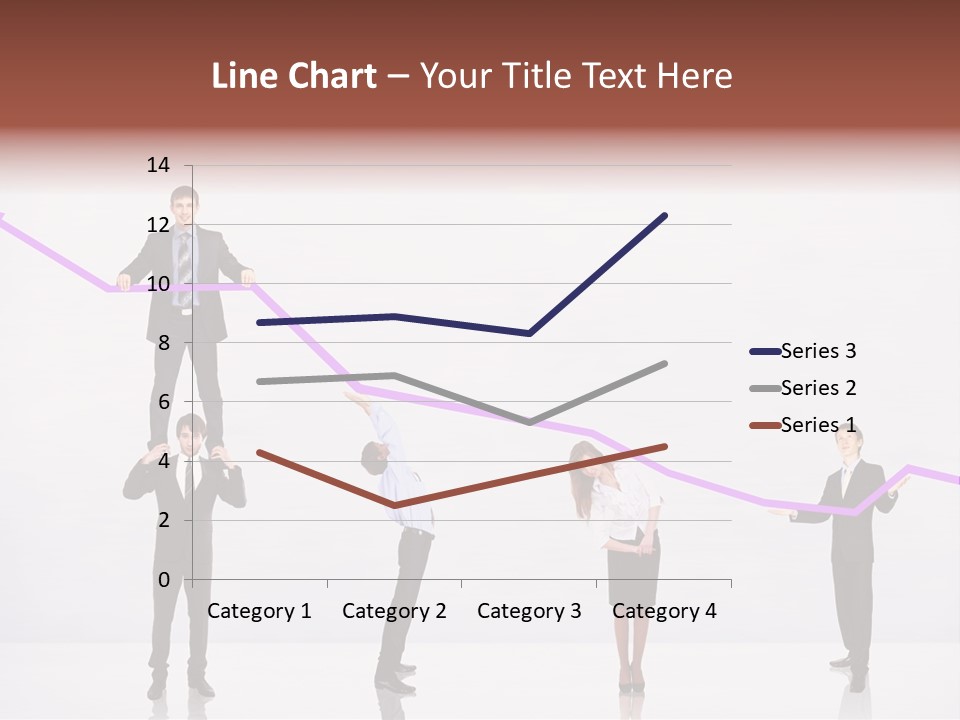 Rising Man Business PowerPoint Template