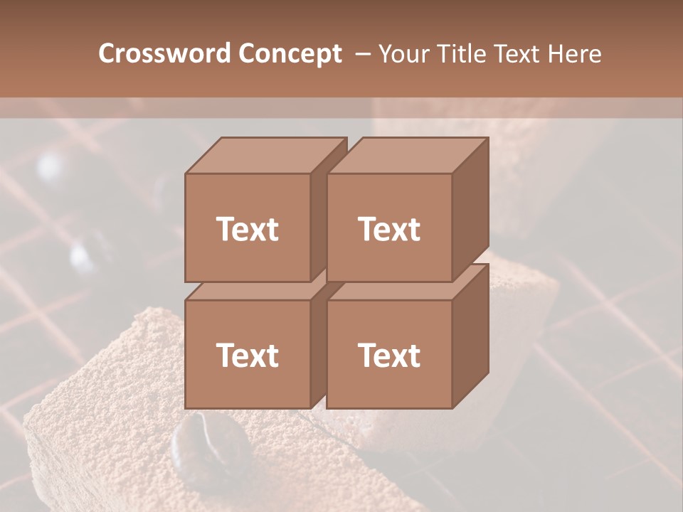 Sweet Square Eating PowerPoint Template