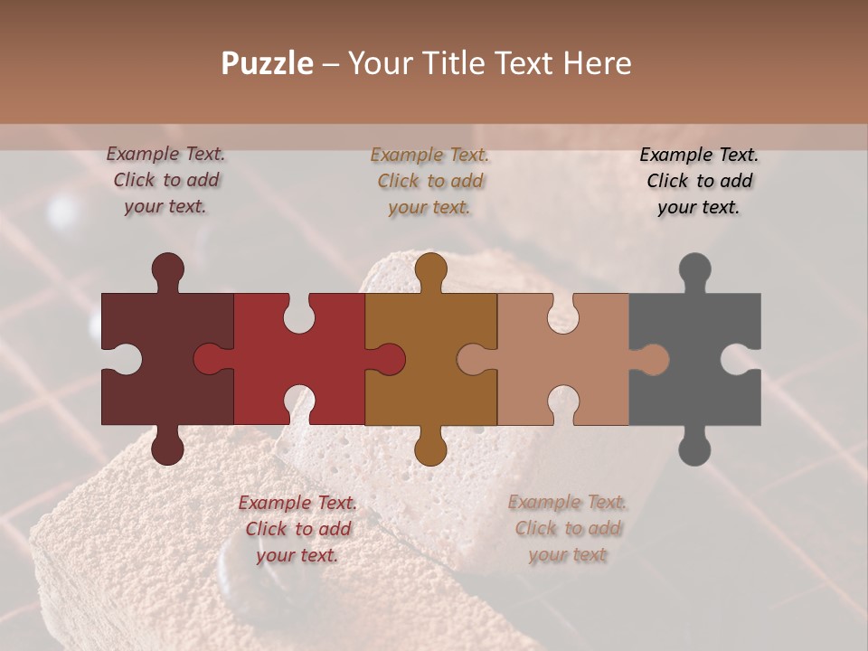 Sweet Square Eating PowerPoint Template