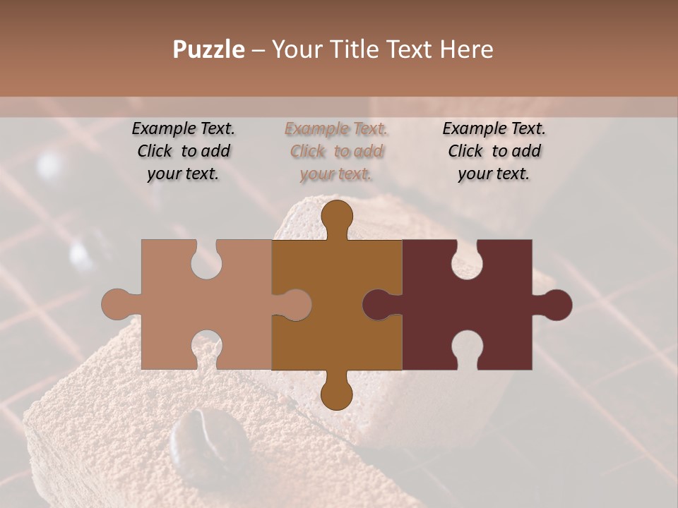 Sweet Square Eating PowerPoint Template