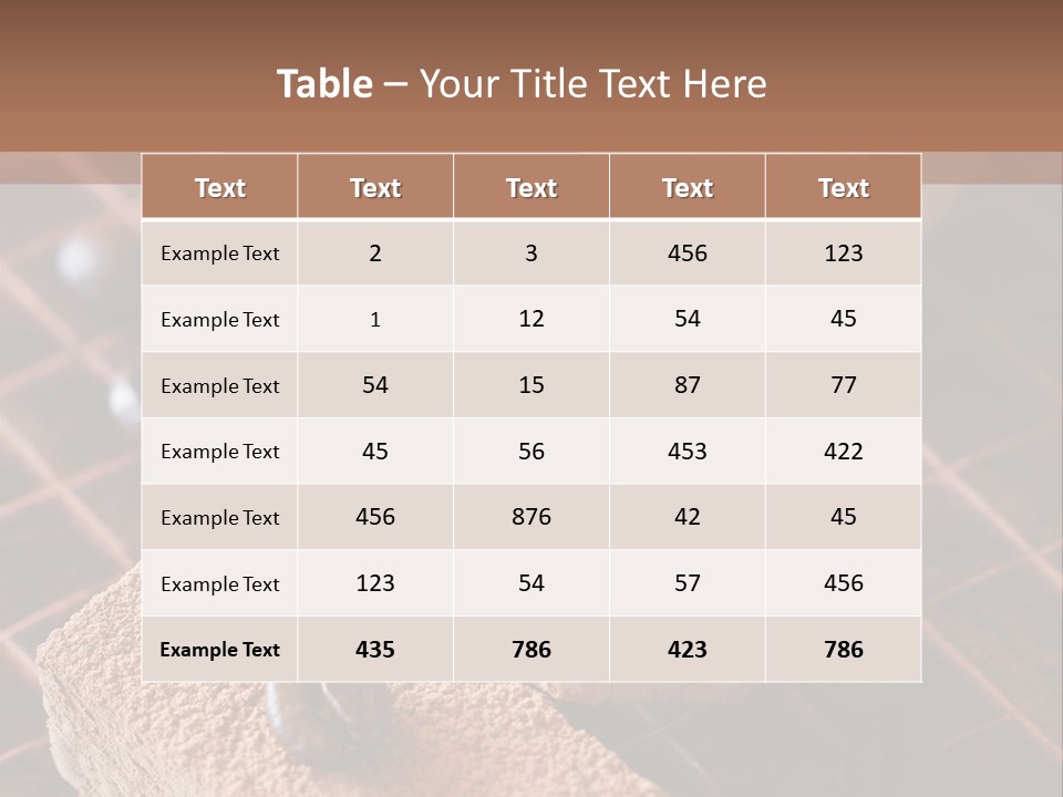 Sweet Square Eating PowerPoint Template