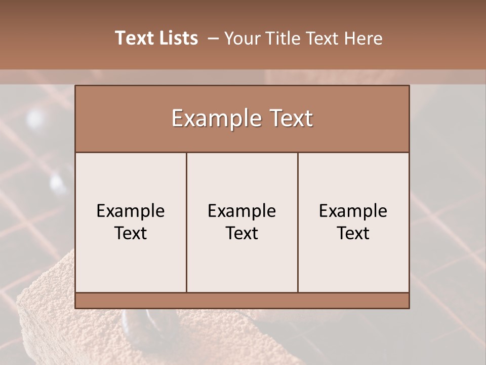 Sweet Square Eating PowerPoint Template