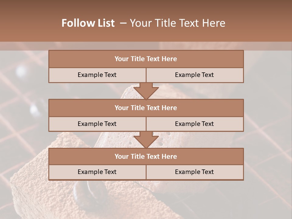 Sweet Square Eating PowerPoint Template