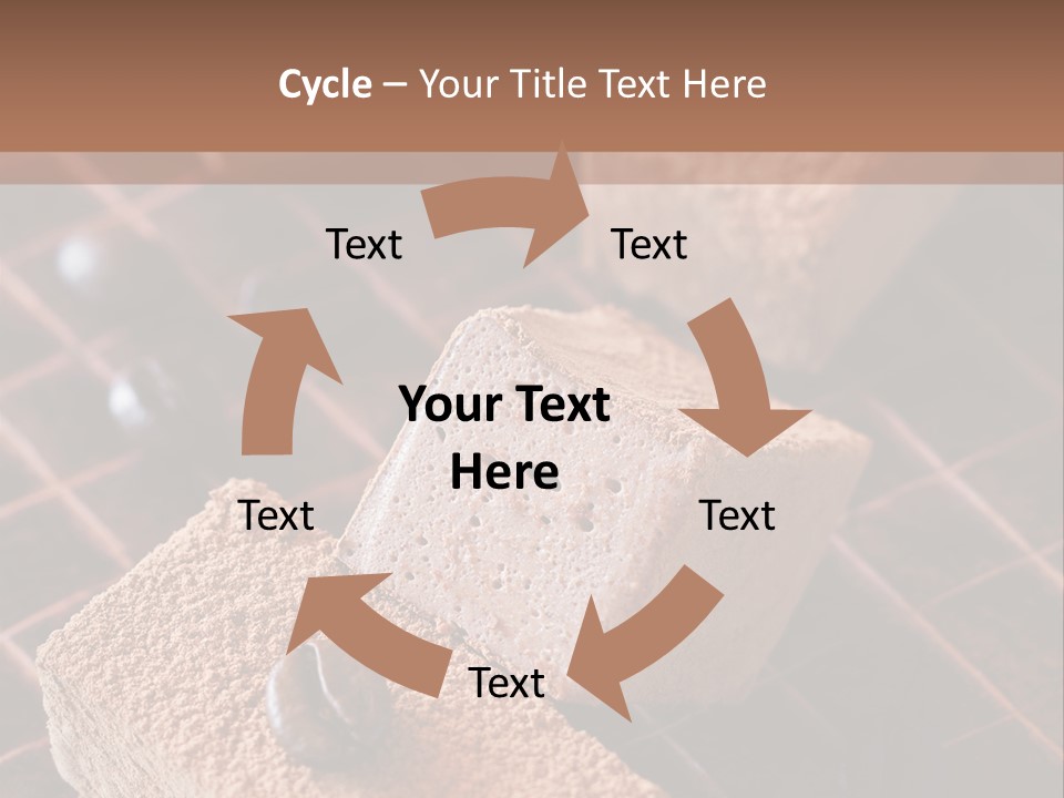 Sweet Square Eating PowerPoint Template