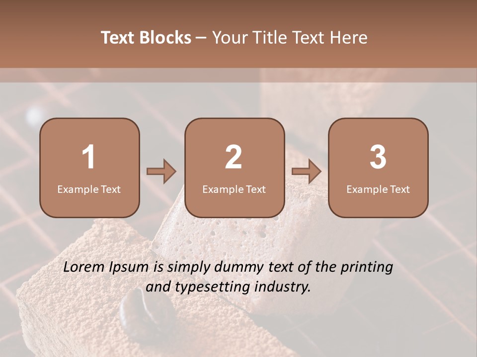 Sweet Square Eating PowerPoint Template