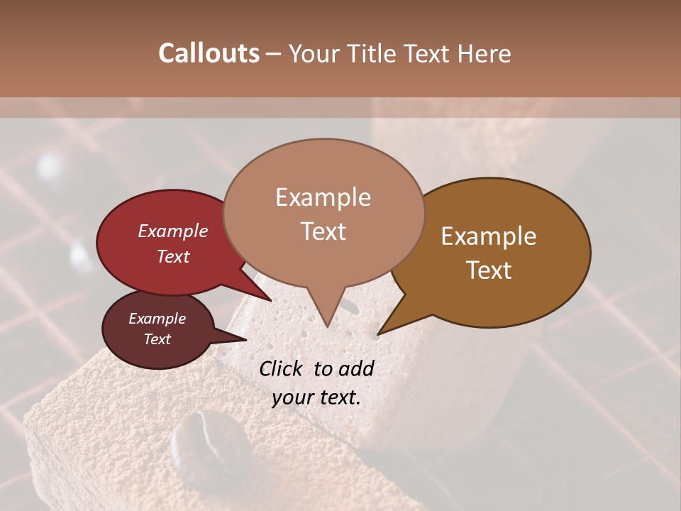 Sweet Square Eating PowerPoint Template
