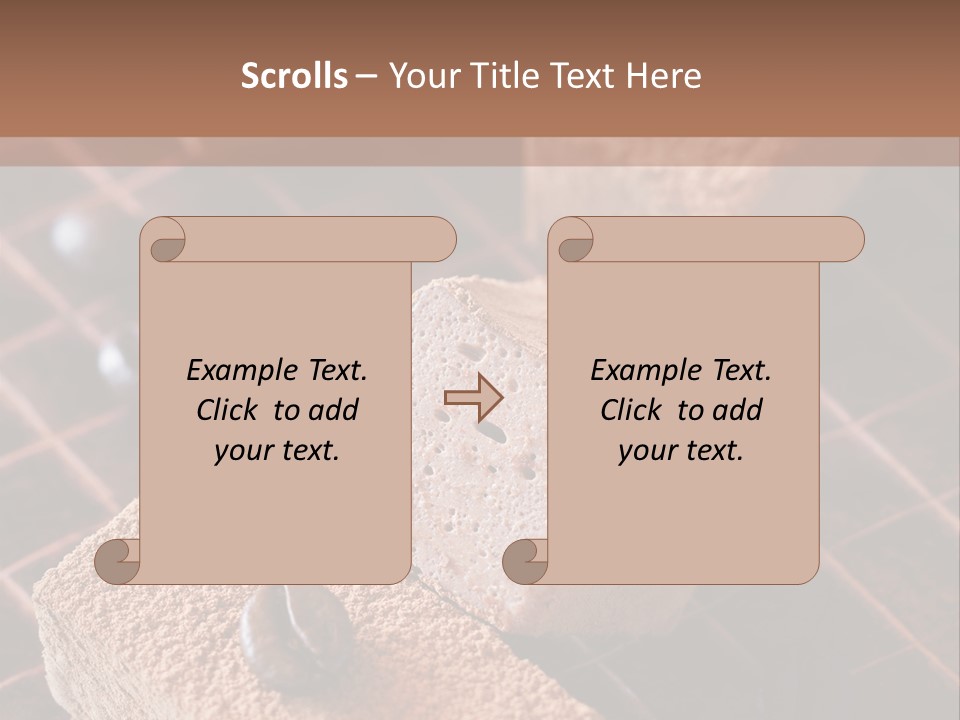 Sweet Square Eating PowerPoint Template