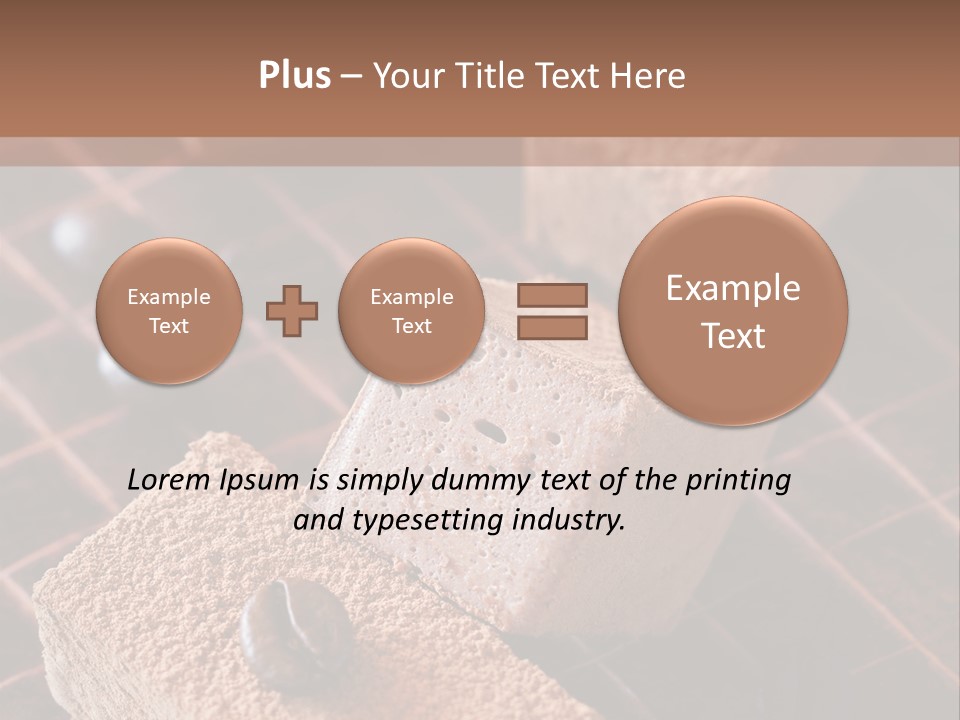 Sweet Square Eating PowerPoint Template