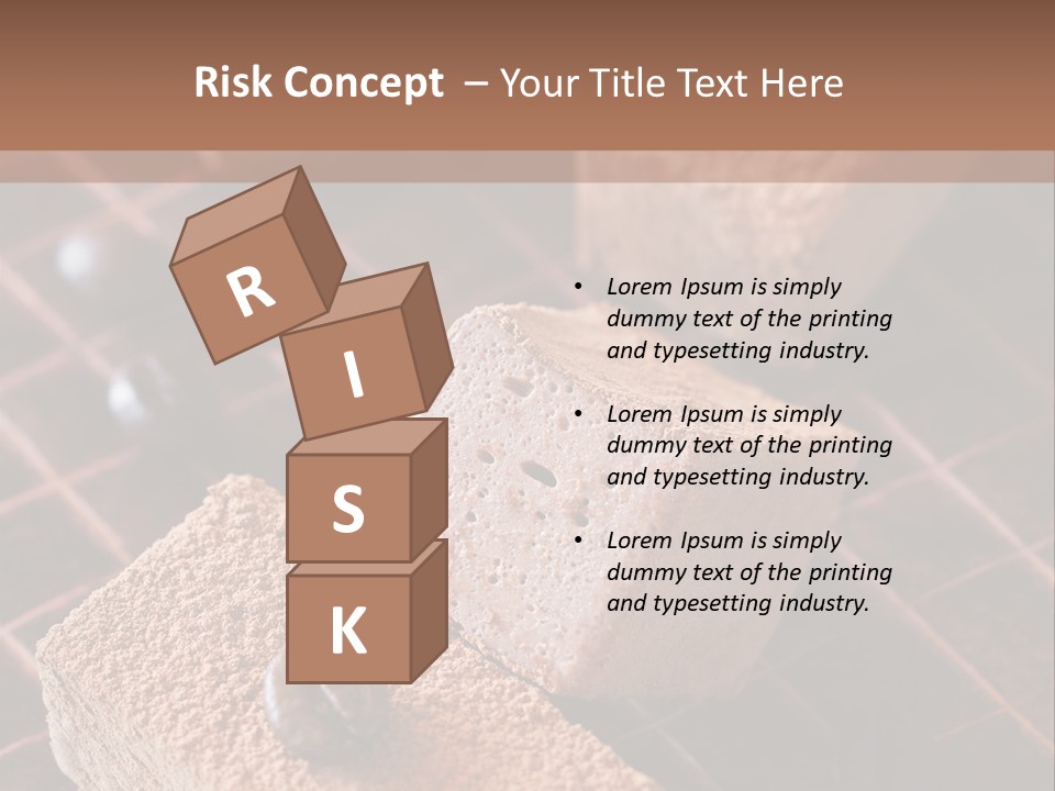 Sweet Square Eating PowerPoint Template