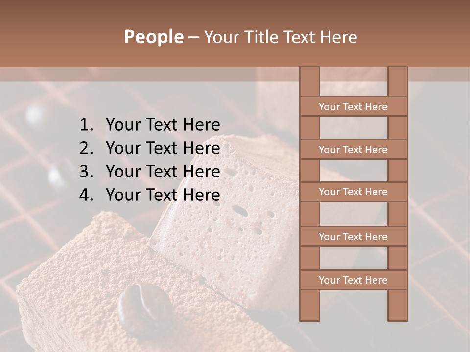 Sweet Square Eating PowerPoint Template