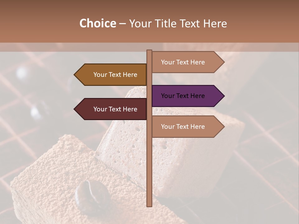 Sweet Square Eating PowerPoint Template