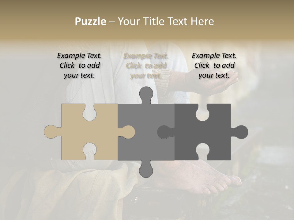 Beggar Trash Drunkeness PowerPoint Template