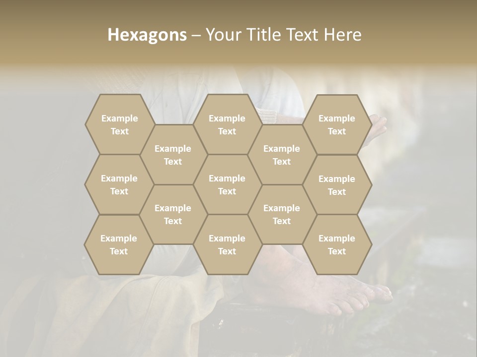Beggar Trash Drunkeness PowerPoint Template