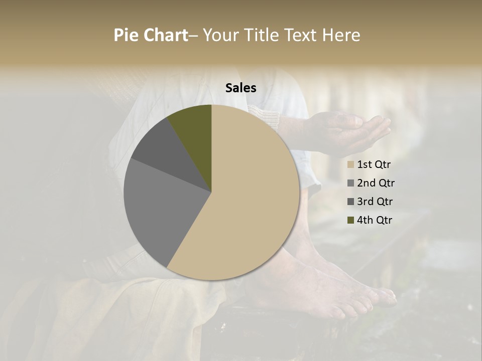 Beggar Trash Drunkeness PowerPoint Template