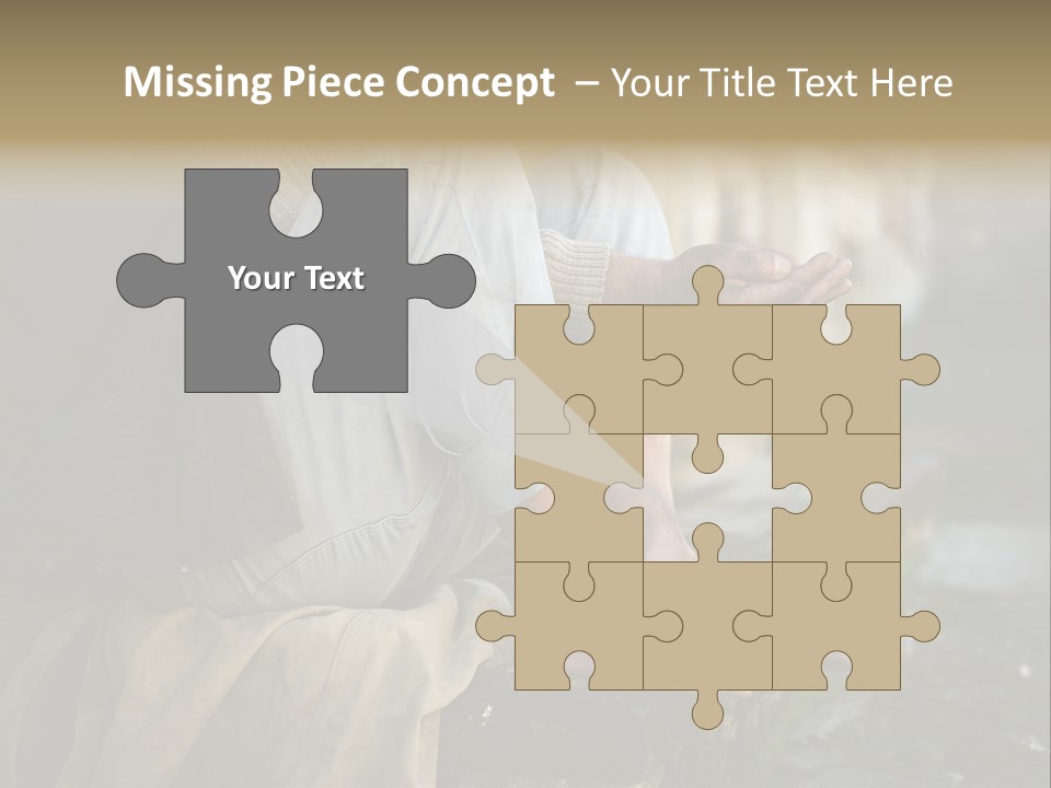 Beggar Trash Drunkeness PowerPoint Template
