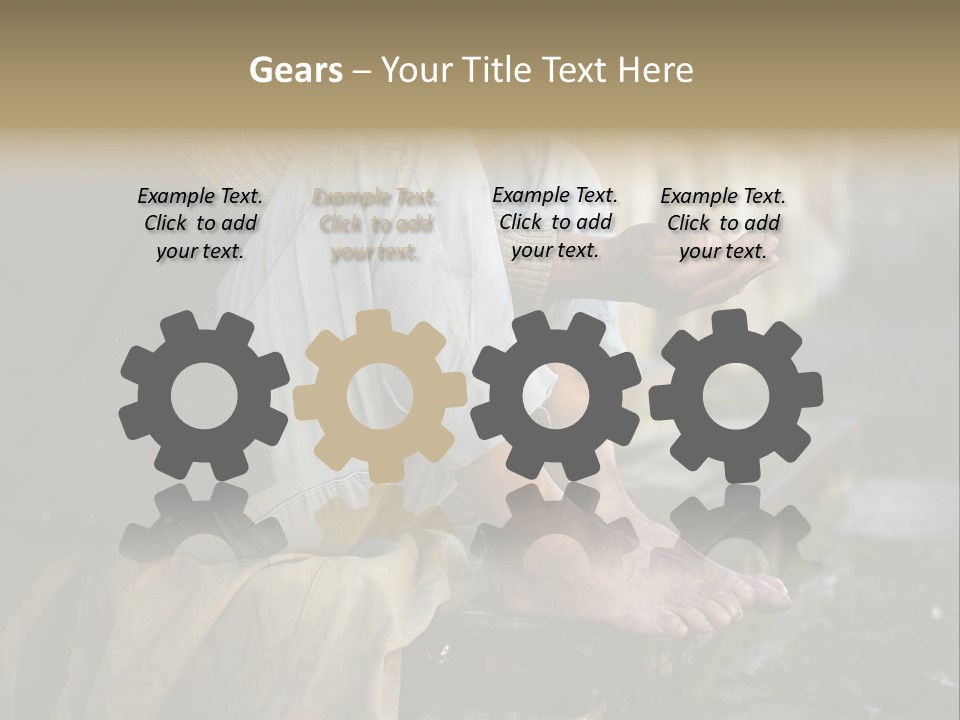 Beggar Trash Drunkeness PowerPoint Template